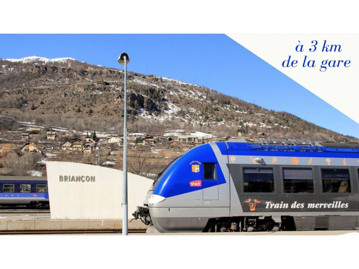 La Ruinee Appartement Chaleureux A Proximite Des Pistes Et Commodites Briançon Exterior foto